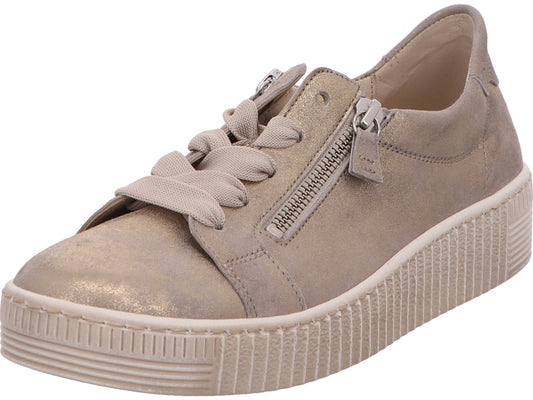 Gabor damessneakers in taupe