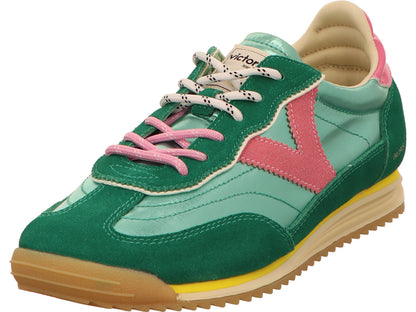 Victoria Damen Sneaker  in grün-bunt-kombiniert