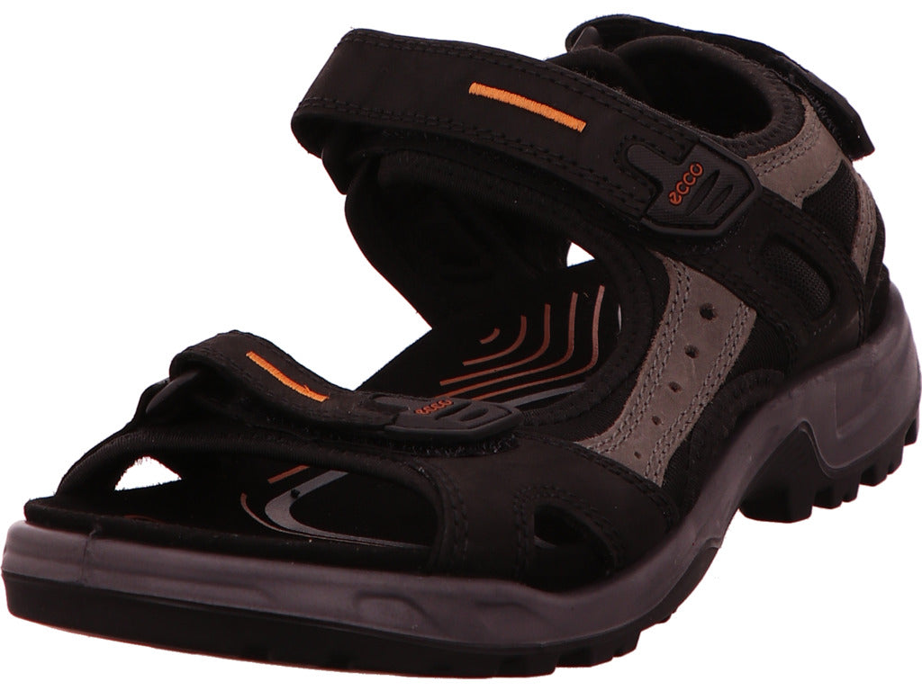 Ecco Herren Sandalette Offroad Yucatan in schwarz-bunt-kombiniert