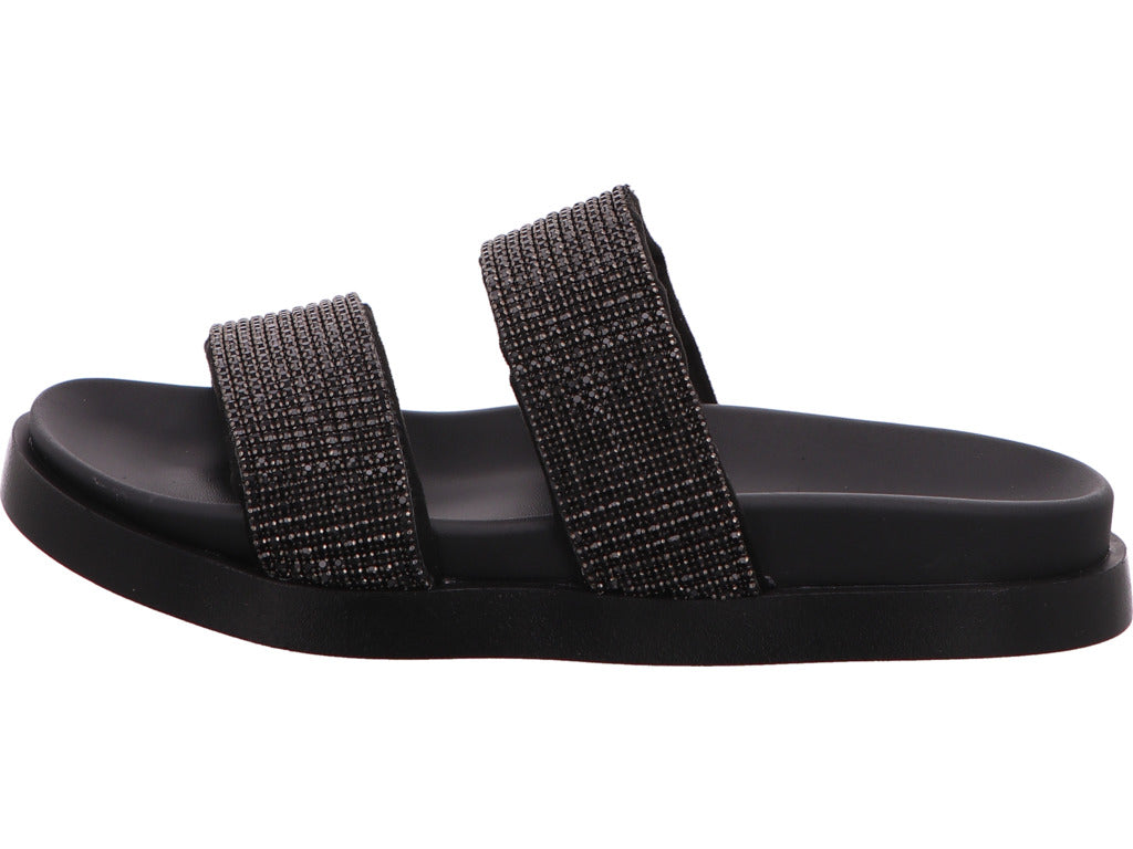 Rieker Damen Pantolette Revolution in schwarz