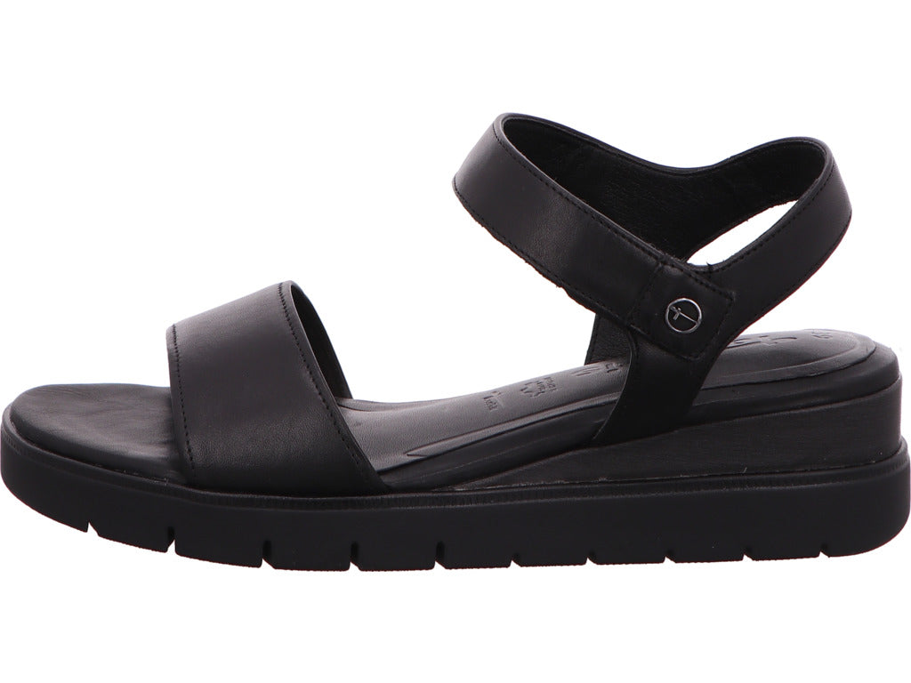 Tamaris Damen Sandalette  in schwarz
