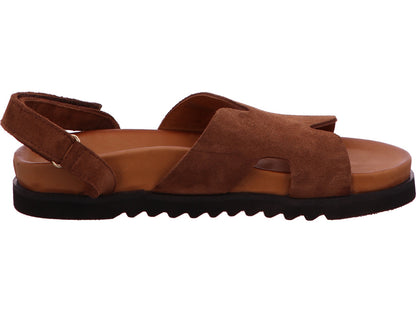 Meyla Damen Pantolette Larma in hellbraun