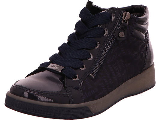 Ara Damen Stiefel Om-St-High-Soft in dunkelblau