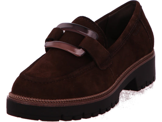 Tamaris Damen Slipper  in dunkelbraun