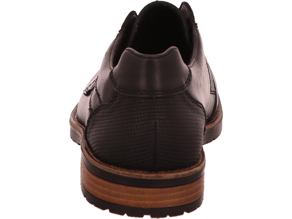 Rieker Herren Schnürschuh  in schwarz