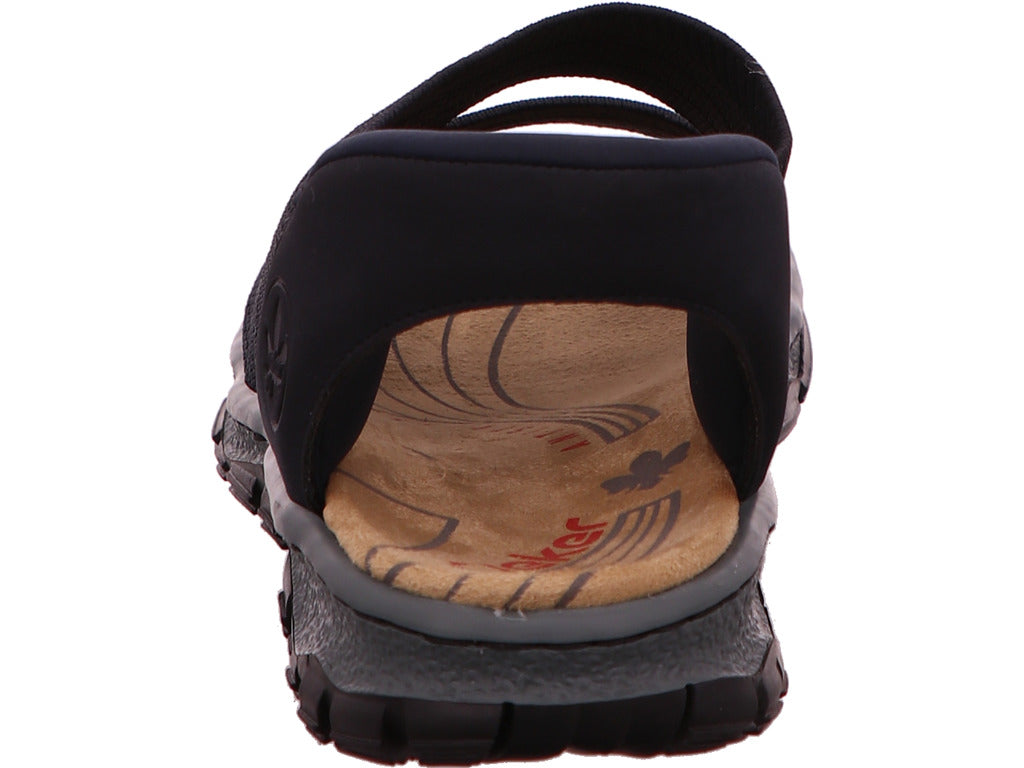 Rieker Damen Sandalette  in blau-kombiniert