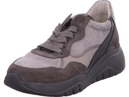 Gabor Damen Schnürschuh  in grau-kombiniert