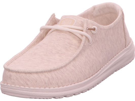 Hey Dude Damen Slipper Wendy Stretch Jersey in beige-bunt-kombiniert