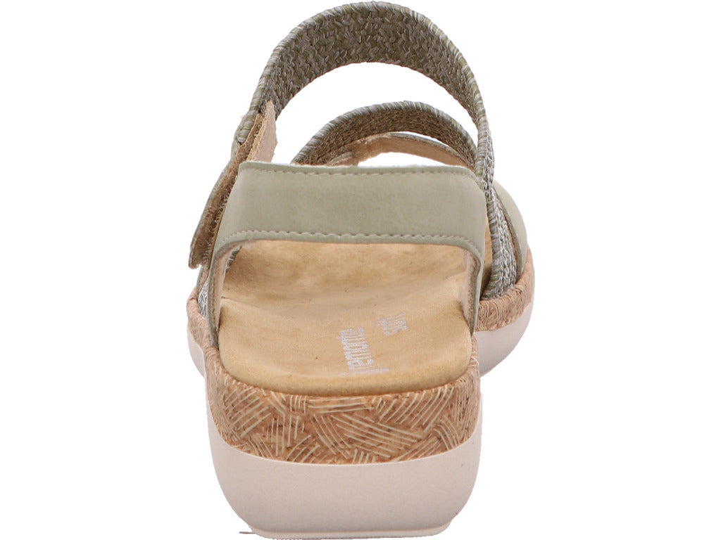 Remonte Damen Sandalette  in grün-kombiniert