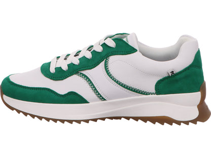 Rieker Damen Sneaker Revolution in grün-bunt-kombiniert