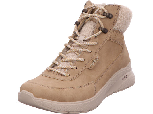 Rieker Damen Stiefel  in beige-bunt-kombiniert
