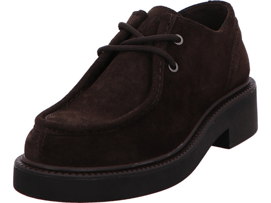 Marc O`Polo Damen Schnürschuh Kara 1B in dunkelbraun
