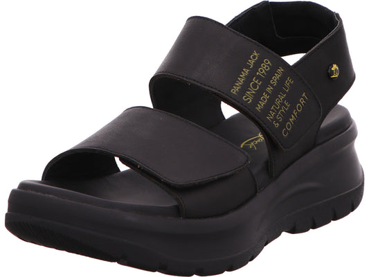 Panama Jack Damen Sandalette Selma B4 in schwarz