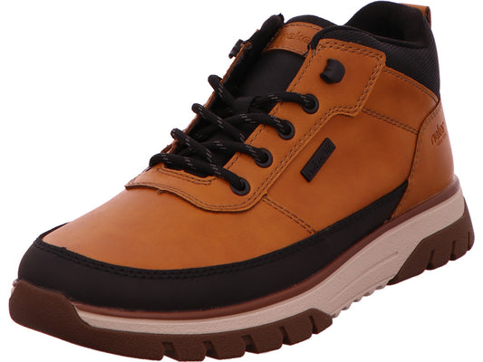 Rieker herenschoen in een bruin-multicolor combinatie