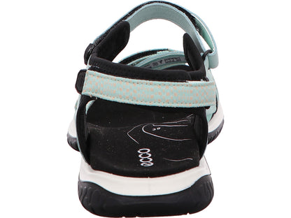 Ecco Damen Sandalette Offroad Yucatan Slim in grün-bunt-kombiniert