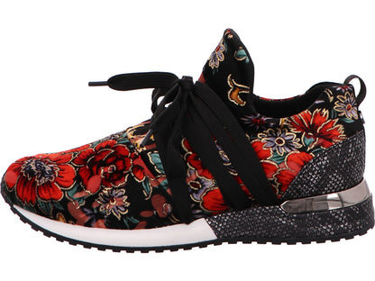 La Strada Damen Sneaker  in schwarz-bunt-kombiniert