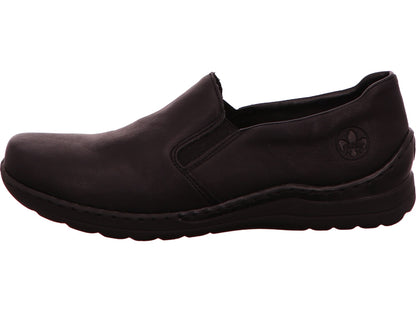 Rieker Damen Slipper  in schwarz