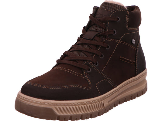 Rieker herenlaarzen in een combinatie van bruin en meerkleurig.