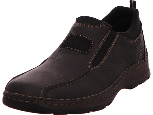 Rieker Herren Slipper  in schwarz