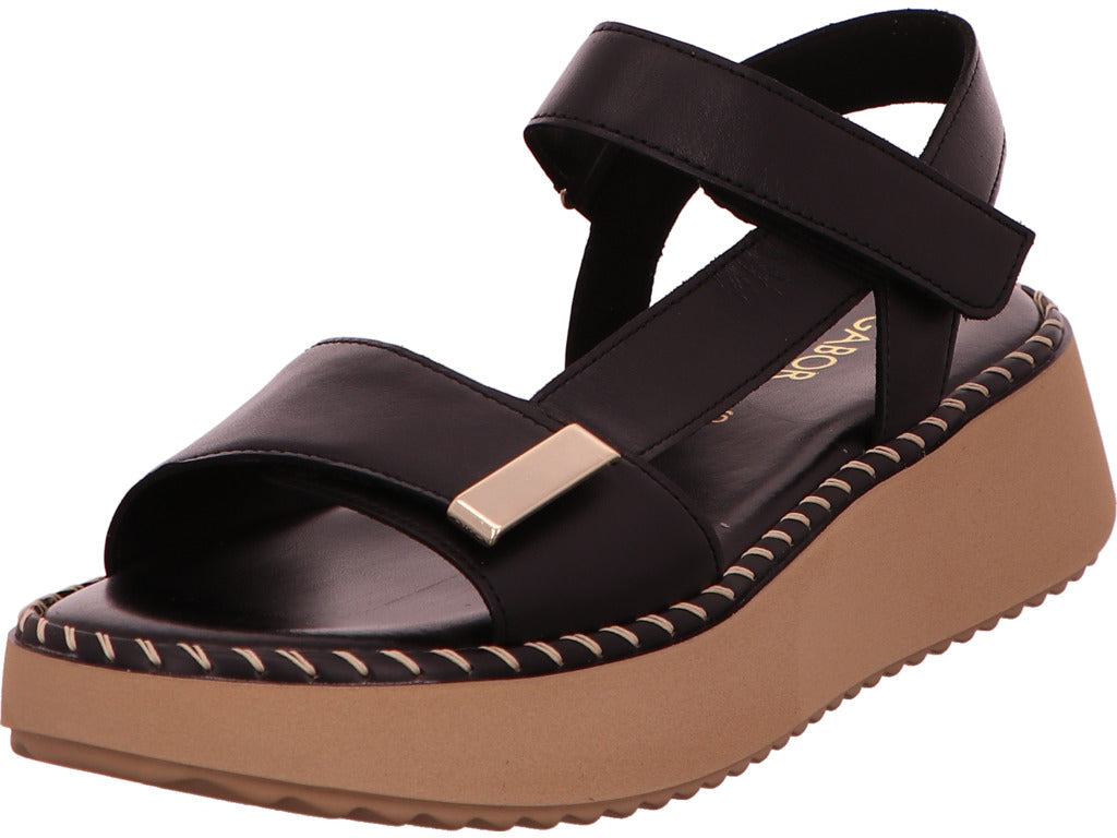 Gabor Damen Sandalette  in schwarz
