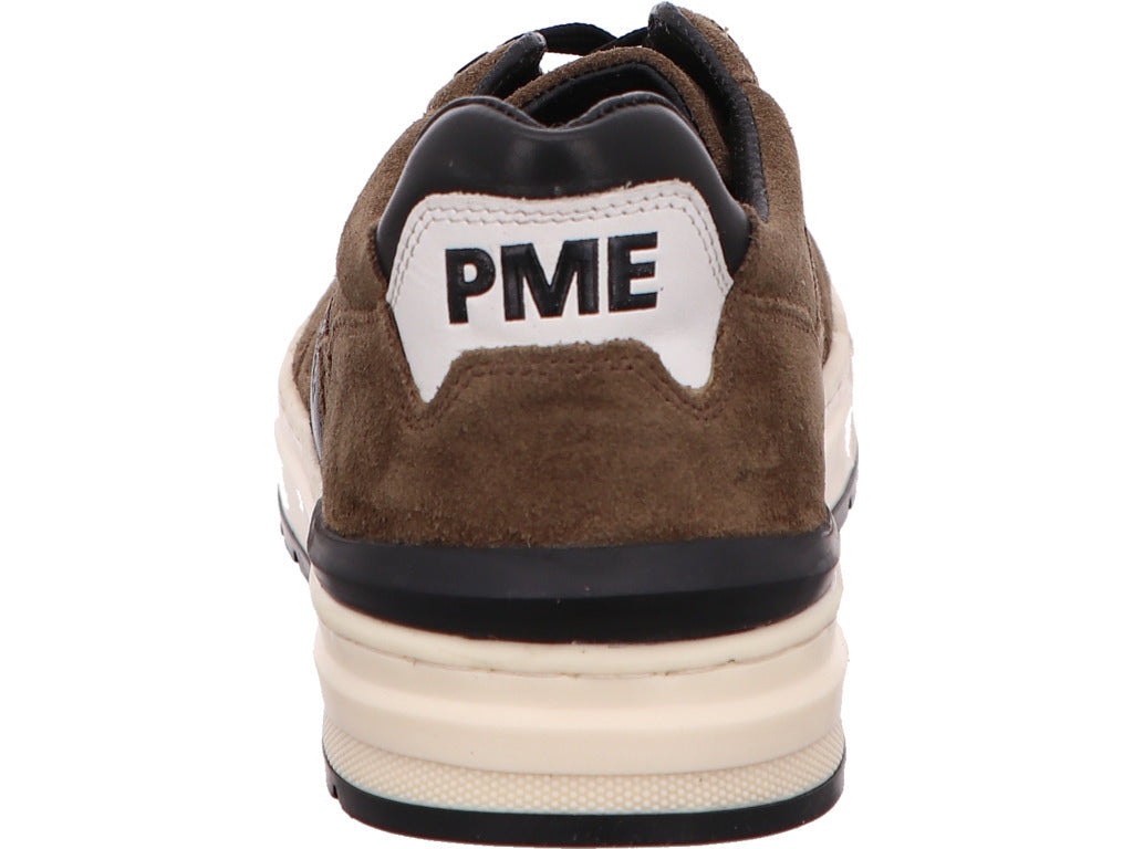 PME Legend herensneakers Alamere in een bruin-multicolor combinatie