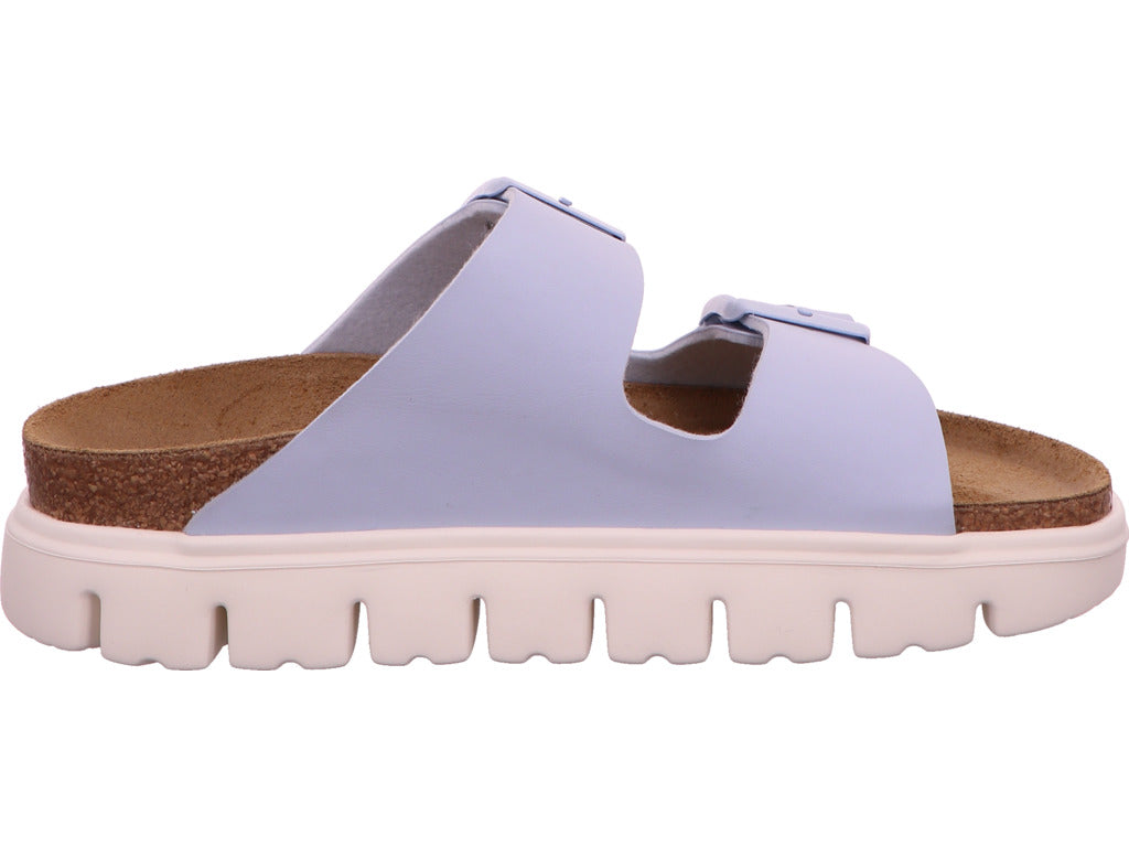 Birkenstock Damen Pantolette Arizona Pap Chunky in hellblau