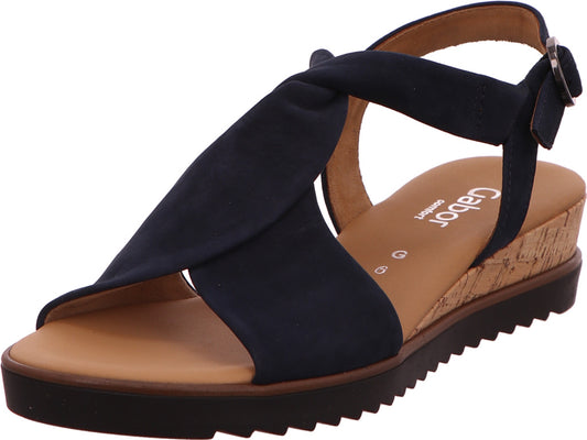 Gabor Comfort Damen Sandalette  in dunkelblau