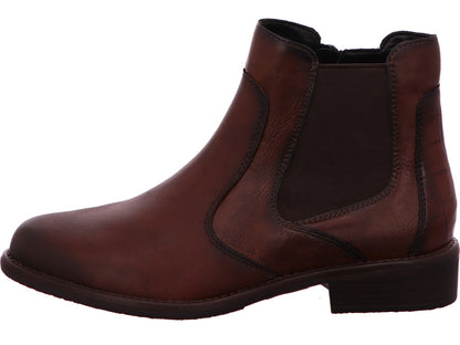 Remonte dameslaarzen in bruin gecombineerd