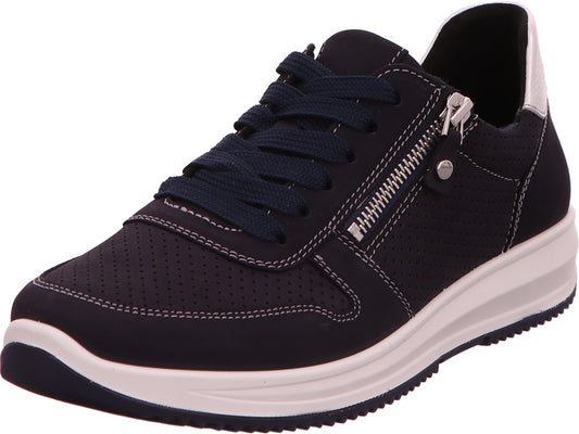 Ara Damen Schnürschuh Osaka 3.0 in blau-bunt-kombiniert