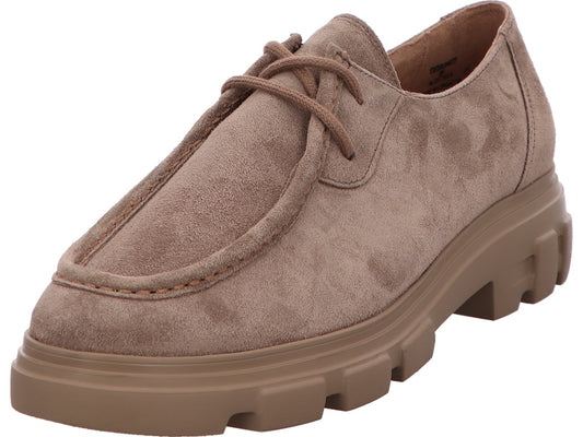 Paul Green Damen Schnürschuh  in beige