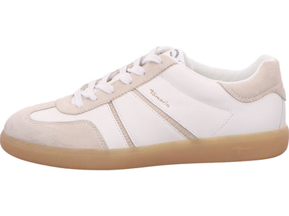 Tamaris Damen Sneaker  in weiß-bunt-kombiniert