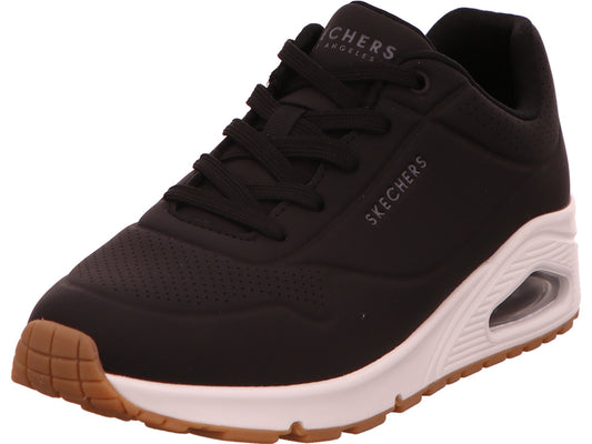 Skechers Damen Sneaker Uno - Stand On Air in schwarz