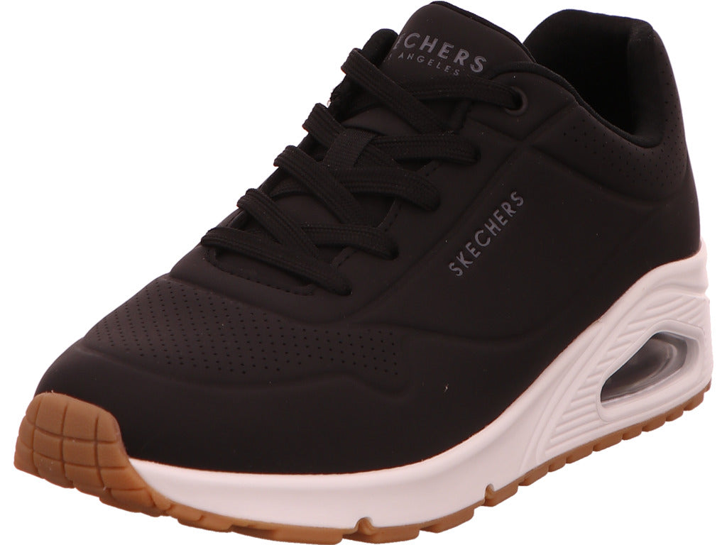 Skechers damessneakers Uno - Stand On Air in zwart