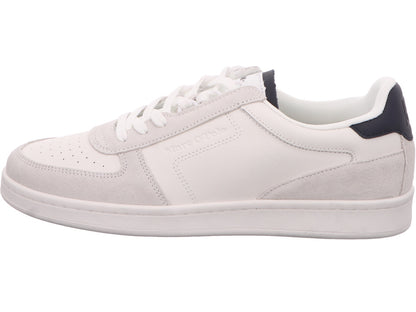 Marc O'Polo herensneakers in een wit-meerkleurige combinatie.