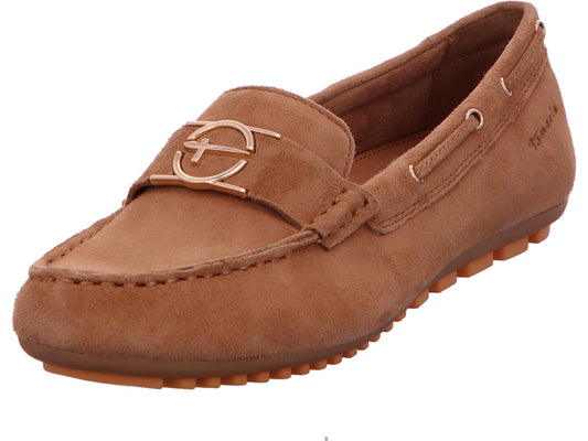 Tamaris Damen Slipper  in hellbraun