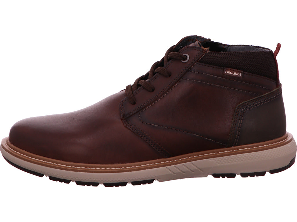 Pikolinos herenlaarzen Bilbao in een bruin-multicolor combinatie