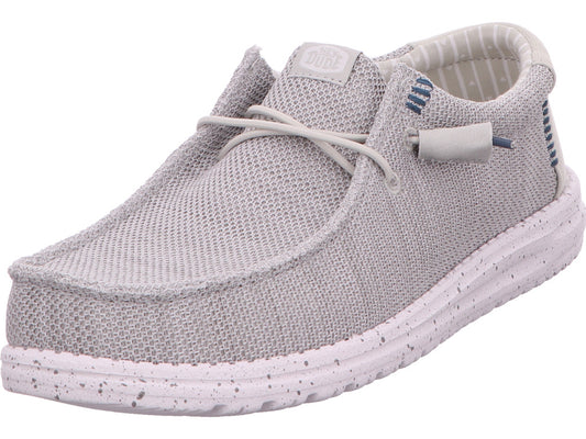 Hey Dude Herren Slipper Wally Stretch Sox in grau