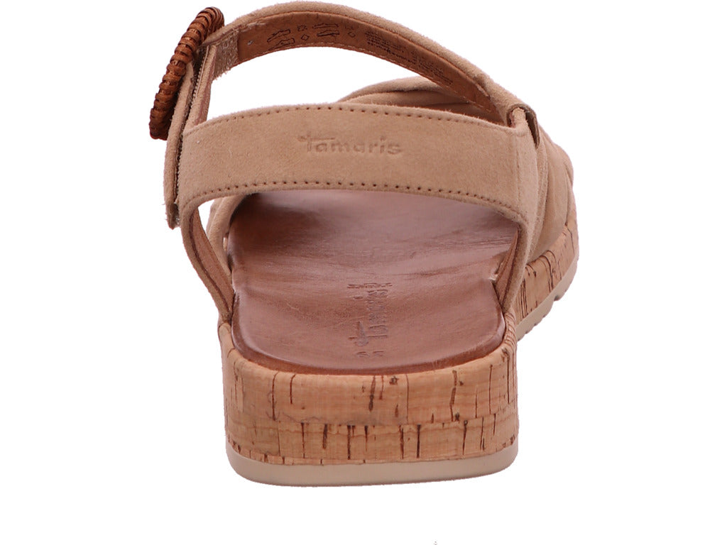 Tamaris Damen Sandalette  in hellbraun