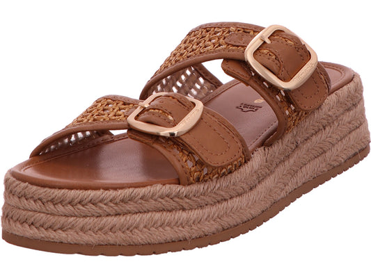 Tamaris Damen Pantolette  in hellbraun