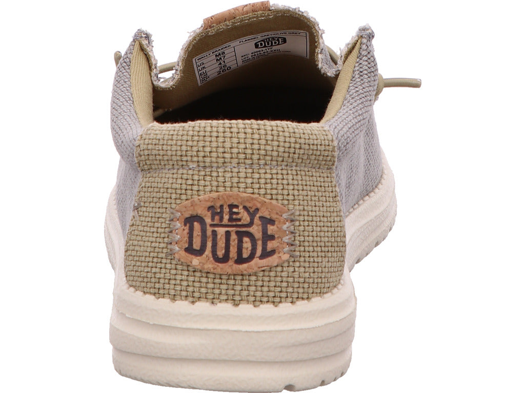 Hey Dude Herren Slipper Wally Braided in grau-bunt-kombiniert