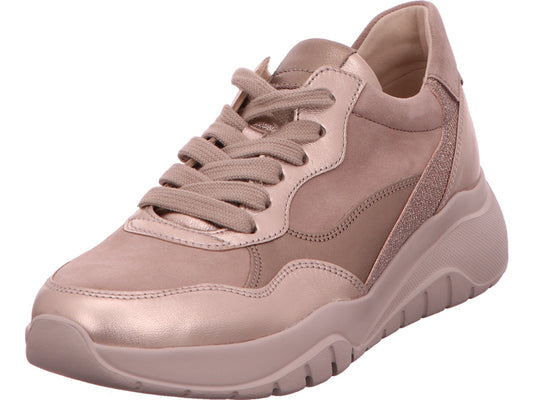 Gabor damessneakers in een beige-multicolor combinatie