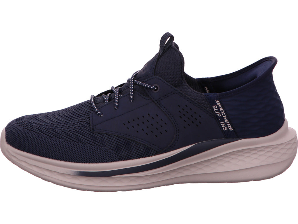 Skechers Herren Slipper Slade - Caster in dunkelblau