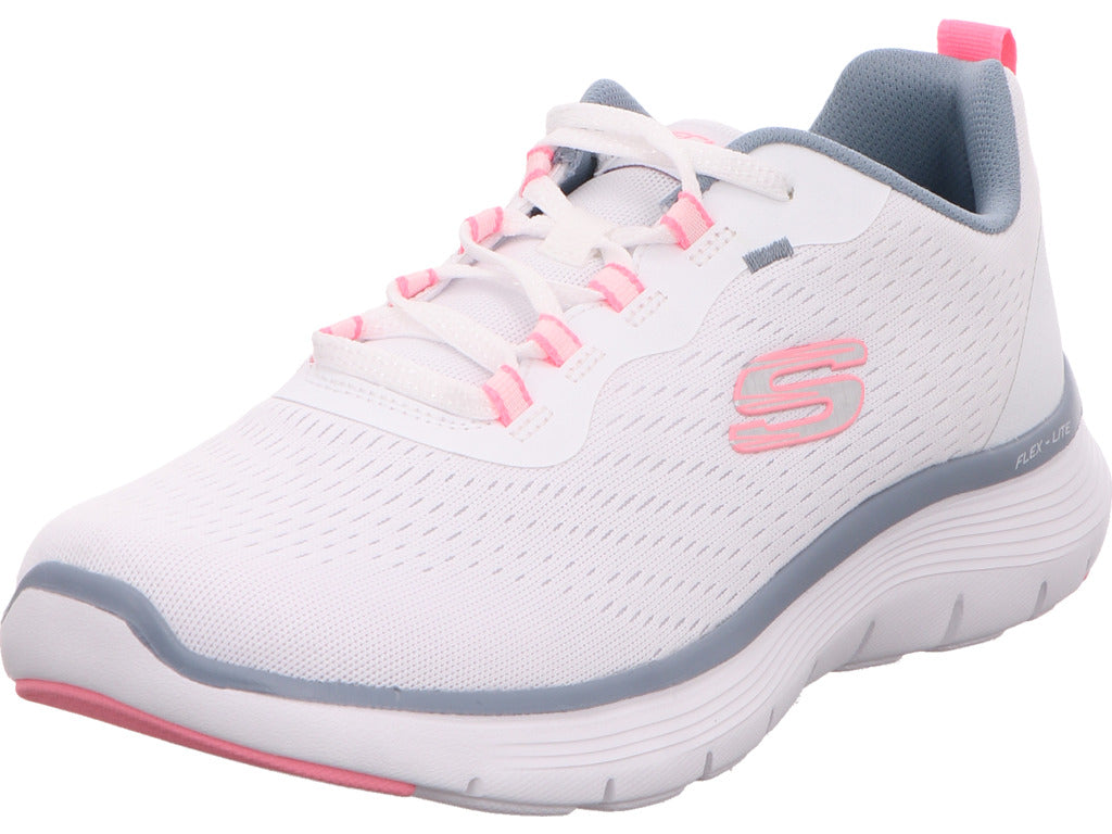Skechers Damen Sneaker Flex Appeal 5.0 in weiß-bunt-kombiniert