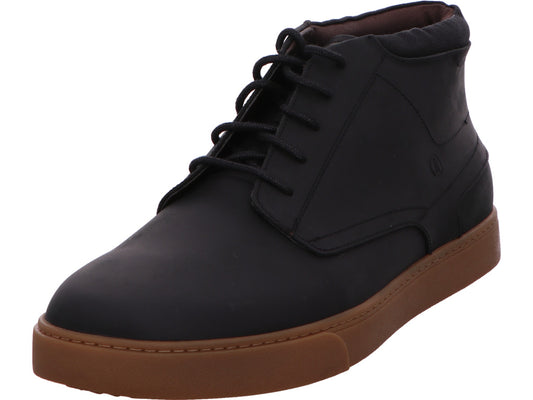 Clarks Herren Stiefel Lydford Mid in schwarz