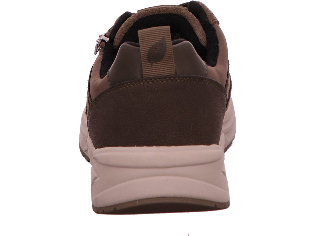 Waldläufer Herren Halbschuh Jack in braun-bunt-kombiniert