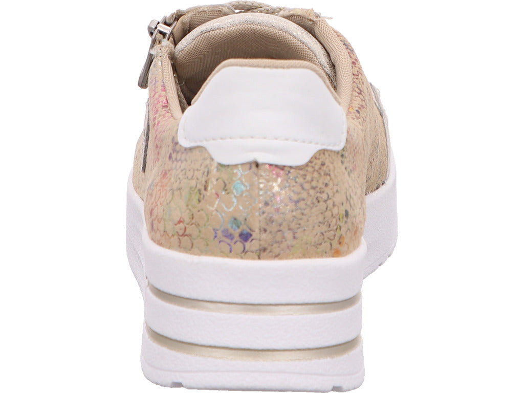 Rieker Damen Sneaker  in weiß-bunt-kombiniert