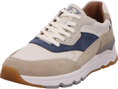 Rieker herensneakers in een wit-meerkleurige combinatie
