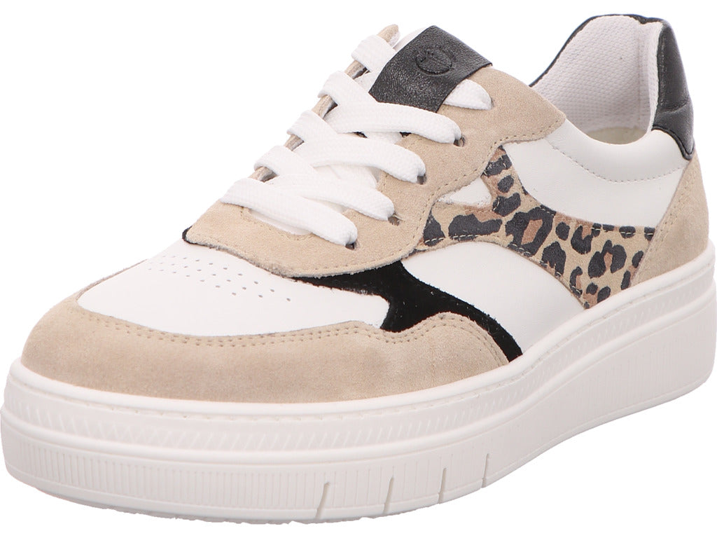 Tamaris Damen Sneaker  in weiß-bunt-kombiniert