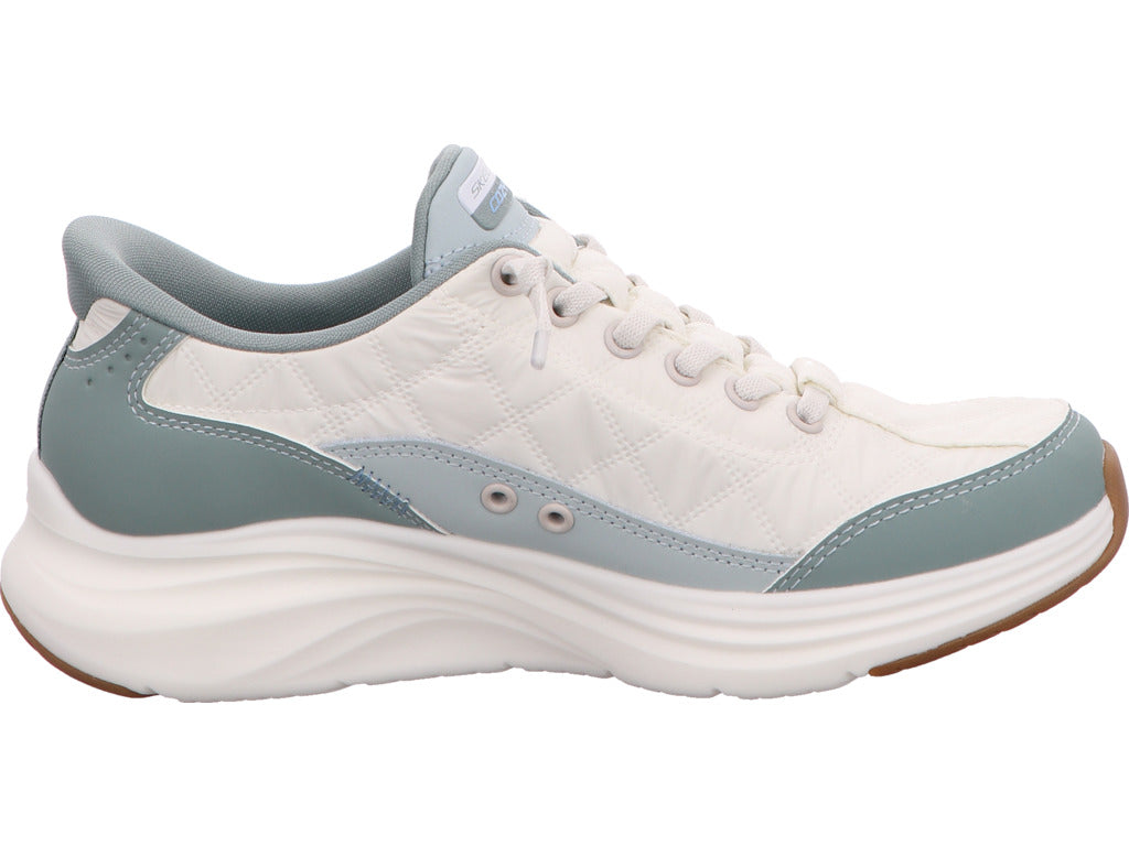 Skechers Damen Sneaker Slip In - Ins:contour Foam Cozy in weiß-bunt-kombiniert