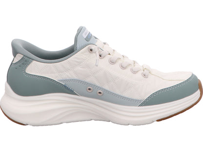 Skechers Damen Sneaker Slip In - Ins:contour Foam Cozy in weiß-bunt-kombiniert